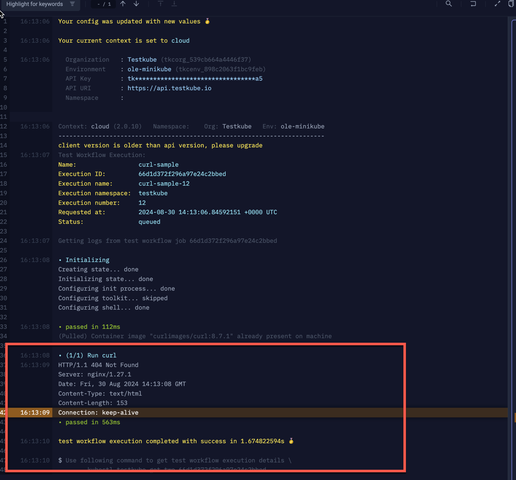 Remove Workflow Log Output